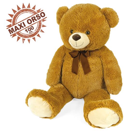 ORSO MARRONE L100CM C/FIOCCO