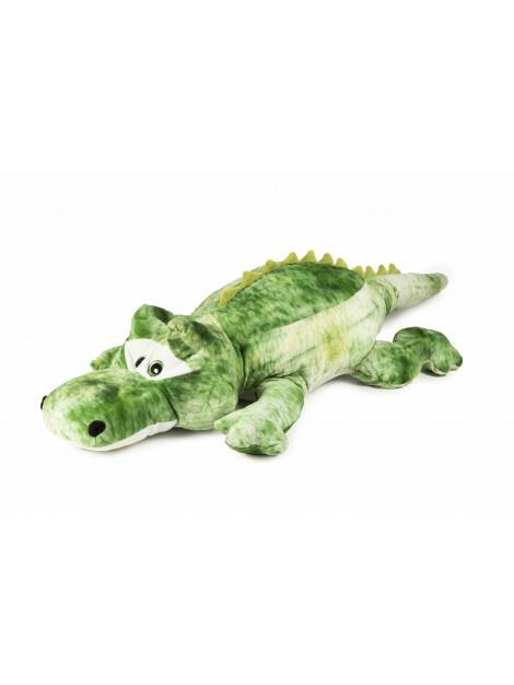 Peluche DeCar Maxi Coccodrillo con occhi glitterati 100cm