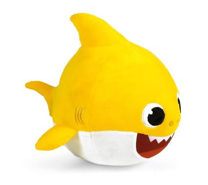 De.Car2-Pinkfong Peluche Lunghezza 30cm con Canzone Originale Baby Shark, 27574