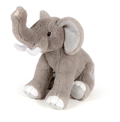 ELEFANTE SEDUTO 30CM ECO-FRIENDLY con materiale e imbottitura riciclata