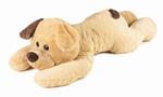 Peluche Cane Steso 100cm - Occhioni Glitterati, Bicolore