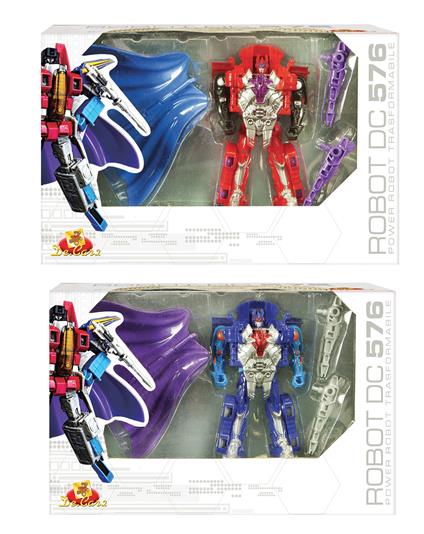 ROBOT TRANSFORMER 2ASS WBOX H20XL31CM