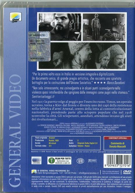 Arsenale (DVD) di Aleksandr Dovzhenko - DVD - 6