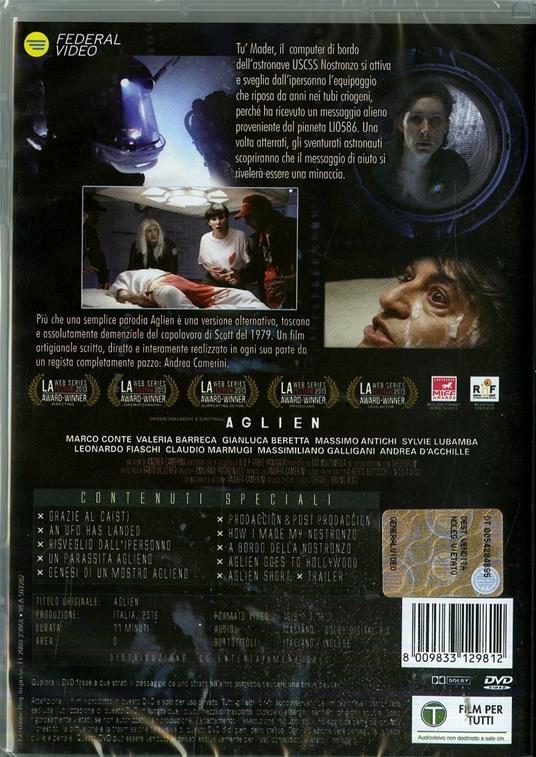 Aglien (DVD) di Andrea Camerini - DVD - 2