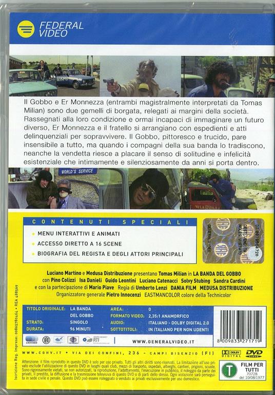 La banda del Gobbo di Umberto Lenzi - DVD - 2