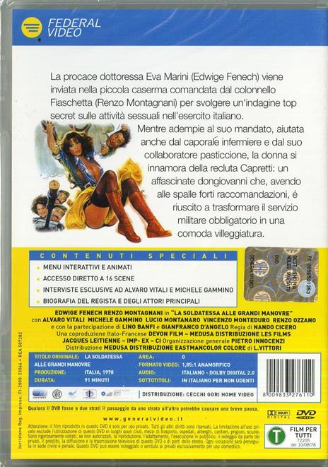 La soldatessa alle grandi manovre di Fernando Cicero - DVD - 2