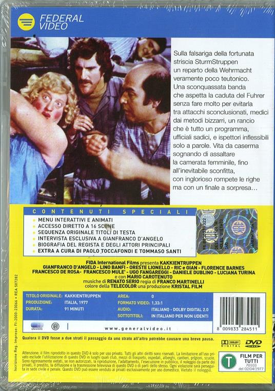 Kakkientruppen di Franco Martinelli - DVD - 2