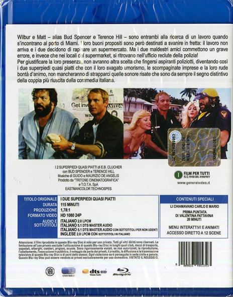 I due superpiedi quasi piatti di Enzo Barboni - Blu-ray - 2