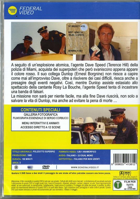 Poliziotto superpiù di Sergio Corbucci - DVD - 2