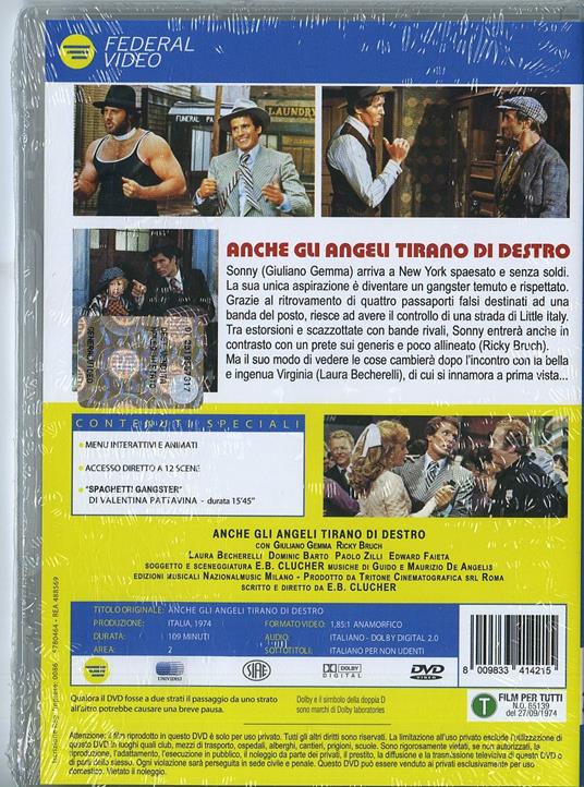 Anche gli angeli tirano di destro di Enzo Barboni - DVD - 2