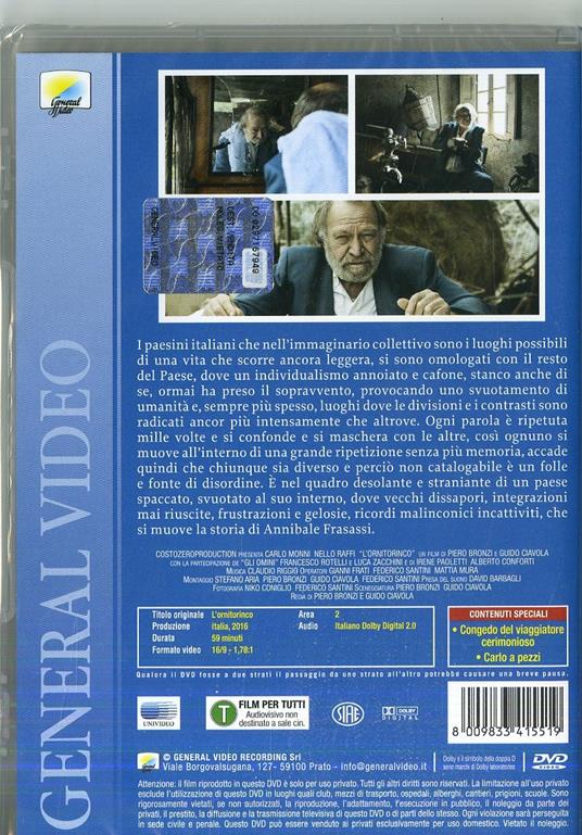 L' ornitorinco (DVD) di Piero Bronzi,Guido Ciavola - DVD - 2