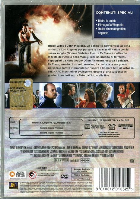 Die Hard. Trappola di cristallo di John McTiernan - DVD - 2