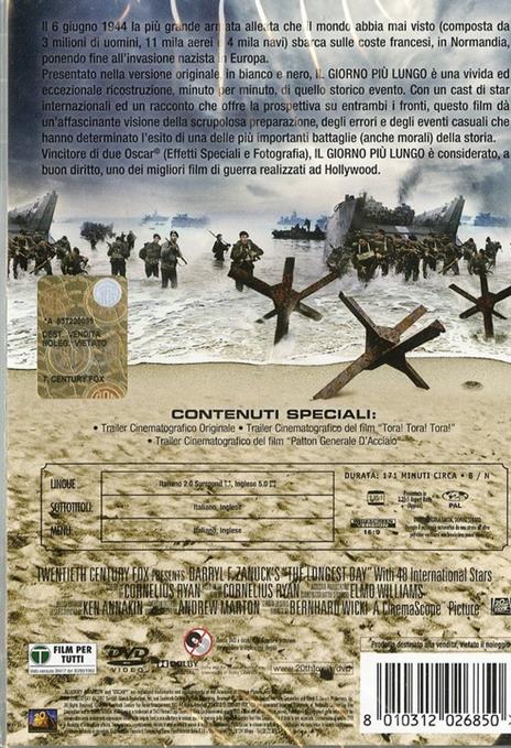 Il giorno più lungo (DVD) di Ken Annakin,Andrew Marton,Bernhard Wicki - DVD - 2
