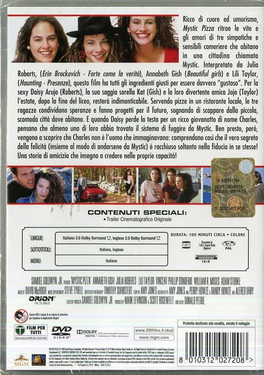 Mystic Pizza di Donald Petrie - DVD - 2