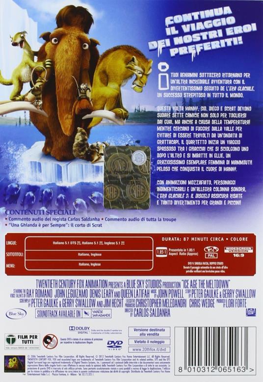 L' era glaciale 2. Il disgelo (1 DVD) di Carlos Saldanha - DVD - 2