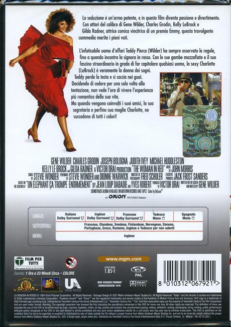 La signora in rosso di Gene Wilder - DVD - 2