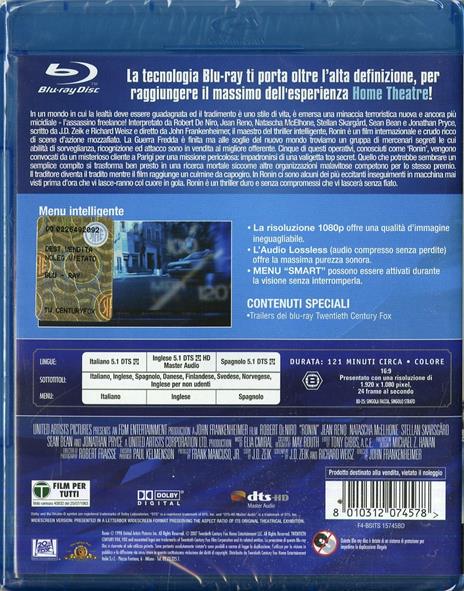 Ronin di John Frankenheimer - Blu-ray - 2