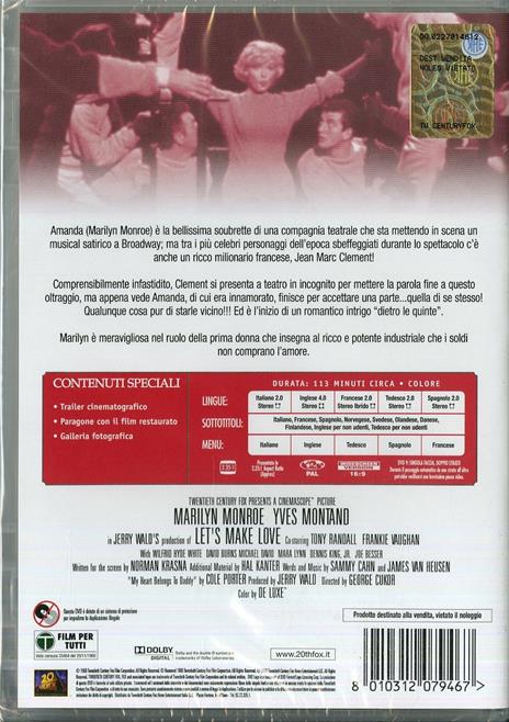 Facciamo l'amore di George Cukor - DVD - 2