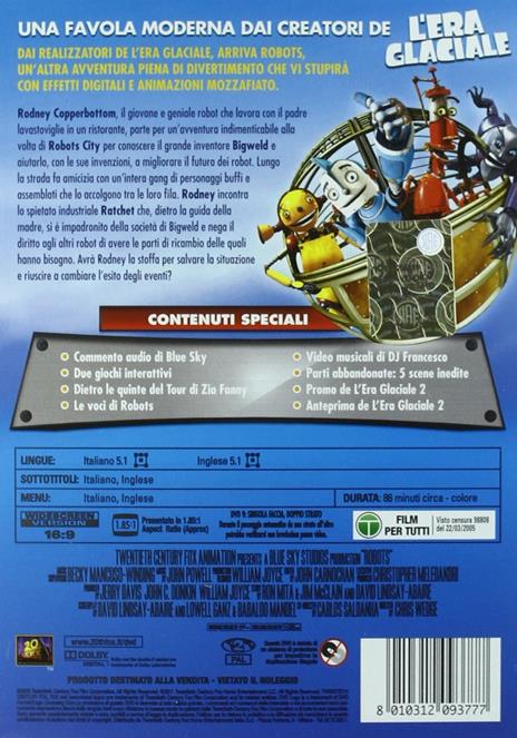 Robots<span>.</span> Edizione speciale di Chris Wedge,Carlos Saldanha - DVD - 2
