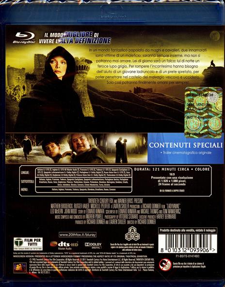 Ladyhawke di Richard Donner - Blu-ray - 2