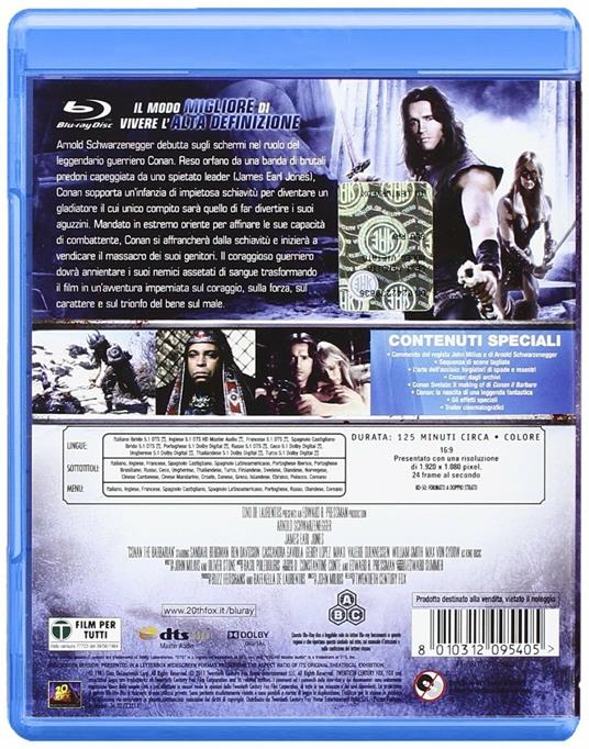 Conan il Barbaro di John Milius - Blu-ray - 2