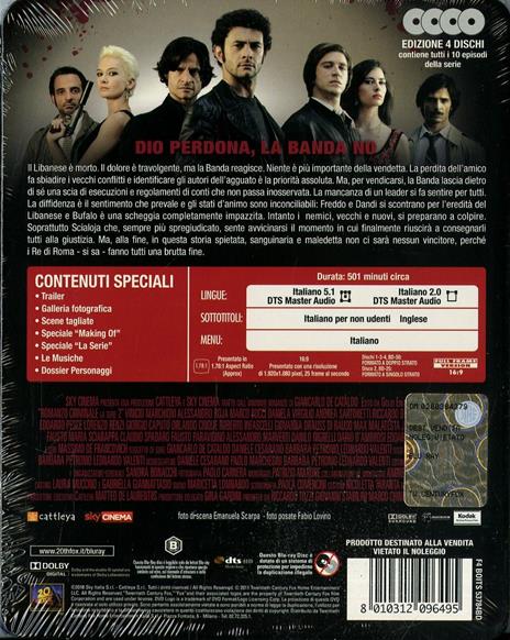 Romanzo criminale. Stagione 2 (4 Blu-ray) di Stefano Sollima - Blu-ray - 2