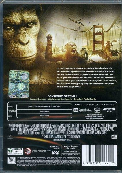 L' alba del pianeta delle scimmie di Rupert Wyatt - DVD - 3