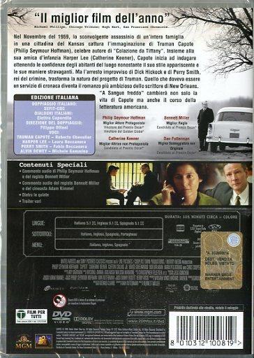 Truman Capote. A sangue freddo di Bennett Miller - DVD - 2