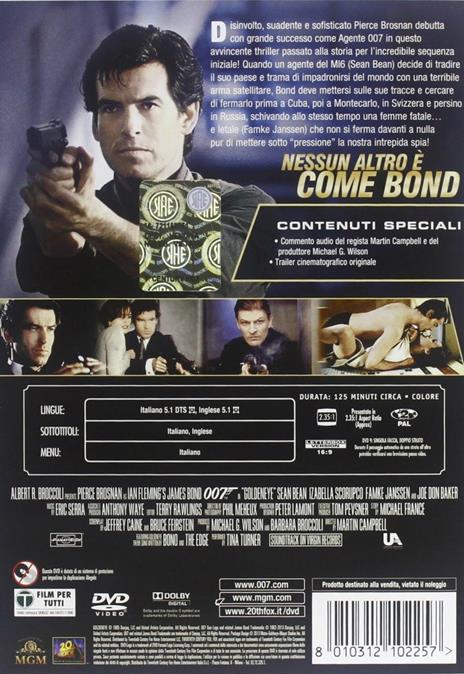 Agente 007. Goldeneye di Martin Campbell - DVD - 2