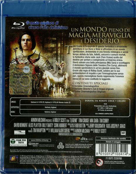 Legend (Blu-ray) di Ridley Scott - Blu-ray - 2