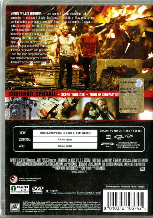 Die Hard. Un buon giorno per morire di John Moore - DVD - 2