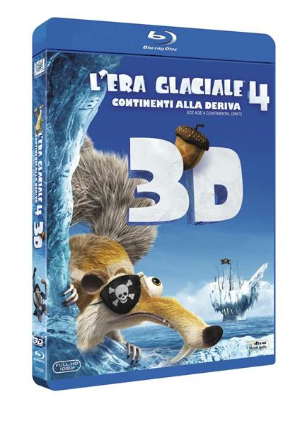 L' era glaciale 4. Continenti alla deriva 3D (Blu-ray 3D) di Steve Martino,Mike Thurmeier - Blu-ray 3D