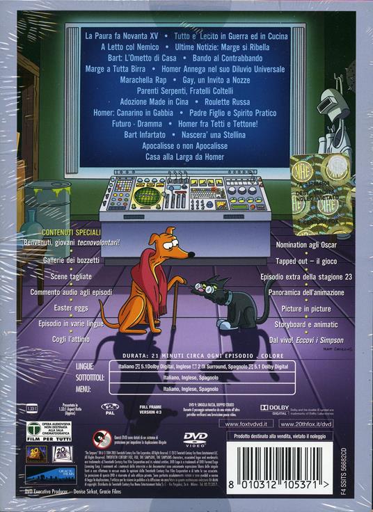 I Simpson. Stagione 16 (4 DVD)<span>.</span> Limited Edition di David Silverman,Mark Kirkland,Lauren MacMullan - DVD - 2