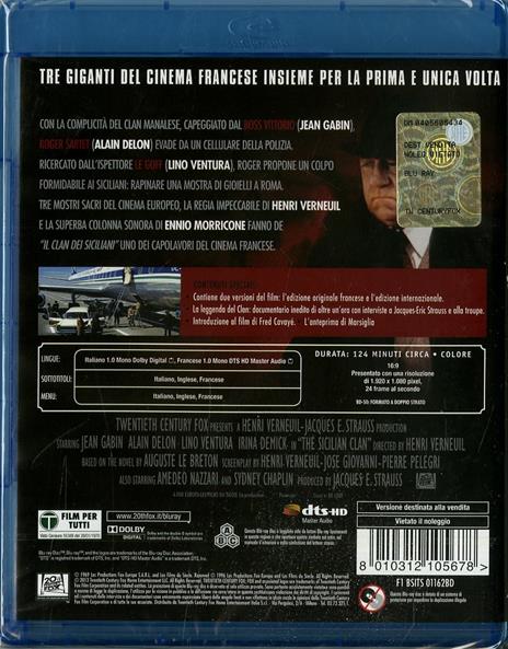 Il clan dei siciliani di Henri Verneuil - Blu-ray - 2