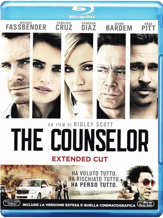 The Counselor. Il procuratore (2 Blu-ray) di Ridley Scott