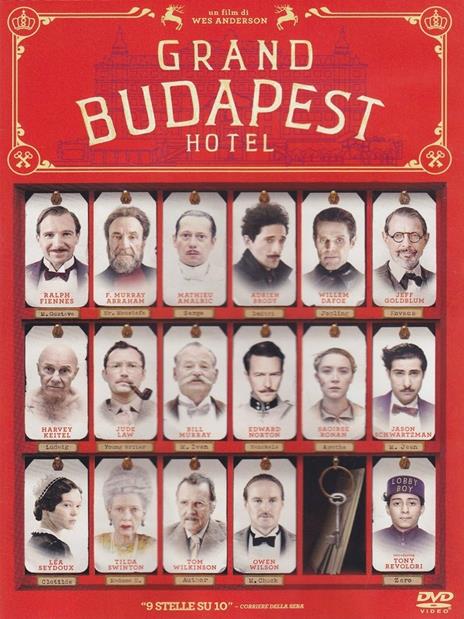 Grand Budapest Hotel (DVD) di Wes Anderson - DVD