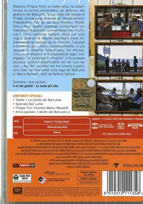 I delitti del BarLume di Eugenio Cappuccio - DVD - 2