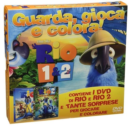 Rio 1 & 2. Guarda, gioca e colora (2 DVD) di Carlos Saldanha