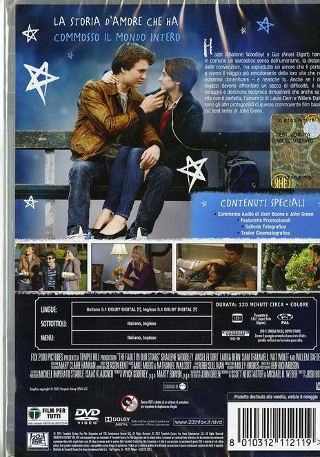Colpa delle stelle di Josh Boone - DVD - 2