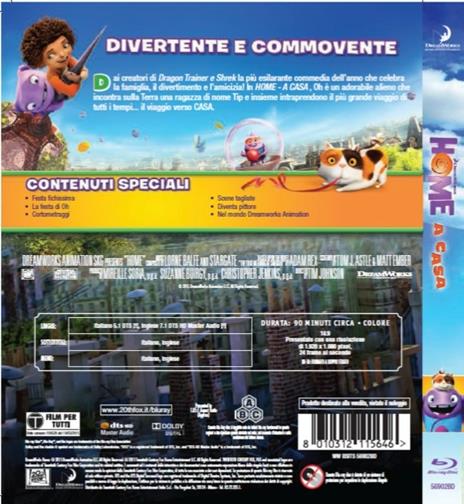 Home. A casa<span>.</span> Party Edition di Tim Johnson - Blu-ray - 2