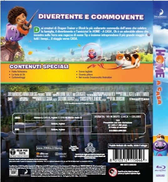 Home. A casa<span>.</span> Party Edition di Tim Johnson - Blu-ray - 2