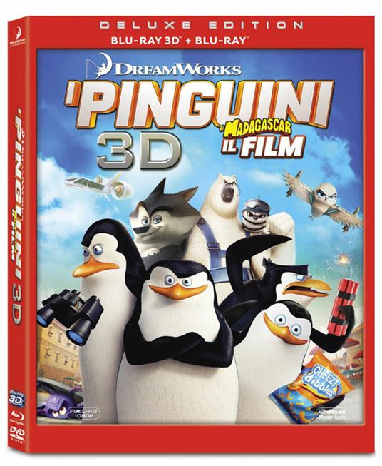 I pinguini di Madagascar 3D (Blu-ray + Blu-ray 3D) di Eric Darnell,Simon J. Smith