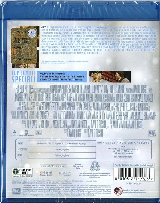 Joy di David O. Russell - Blu-ray - 2
