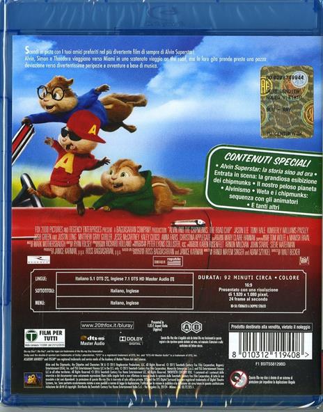 Alvin Superstar. Nessuno ci può fermare di Walt Becker - Blu-ray - 2