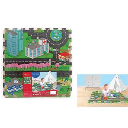 Tappeto Puzzle Città 3016