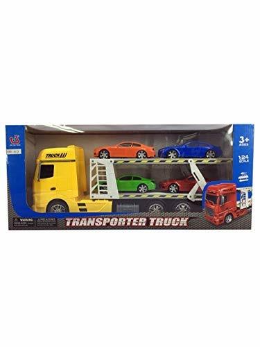 Camion bisarca con 4 auto Kidz Corner