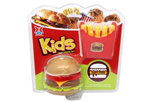 Hamburger e patatine