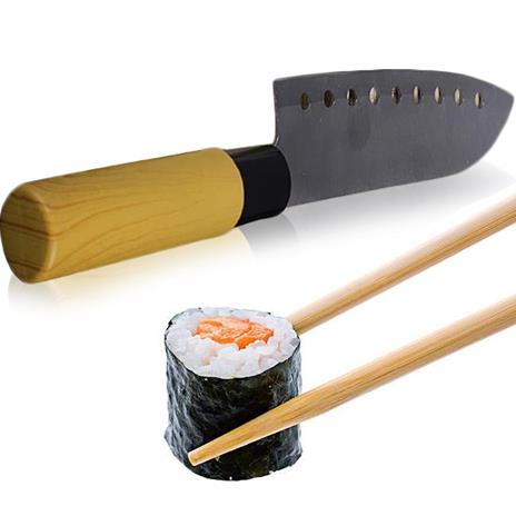 Set 7 Pezzi per Sushi in Bamboo Cucina Orientale Sala da Pranzo Kit Aperitivo - 2