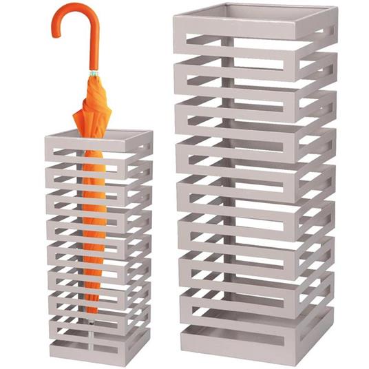 20×25×60cm Portaombrelli in Metallo con Vassoio Antigoccia Rimovibile YOGAA Portaombrelli Quadrato Autoportante Portaombrelli da Interno Moderno