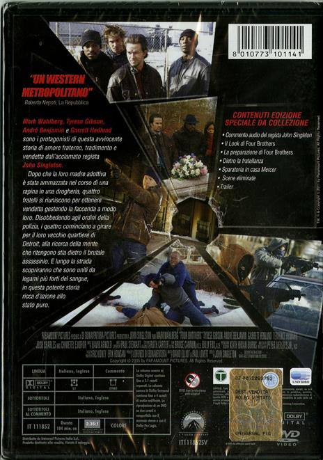 Four Brothers. Quattro fratelli di John Singleton - DVD - 2